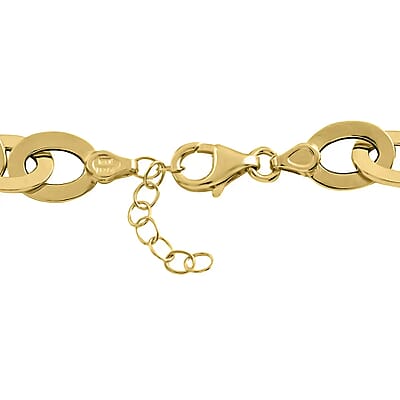 Italian 14K Yellow Gold Mirror Rolo Bracelet, Gold Bracelet, Gold Jewelry 8.2mm  (7.0-8.0 Inch) 3.5 Grams