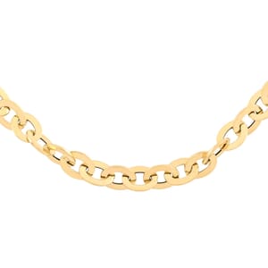 Maestro Gold Collection Italian 14K Yellow Gold 8.2mm Mirro Rolo Necklace 18-20 Inches 6.5 Grams