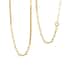 Maestro Gold Collection Italian 14K Yellow Gold 2.2mm Rope and Rolo Necklace 18-20 Inches 1.9 Grams image number 0