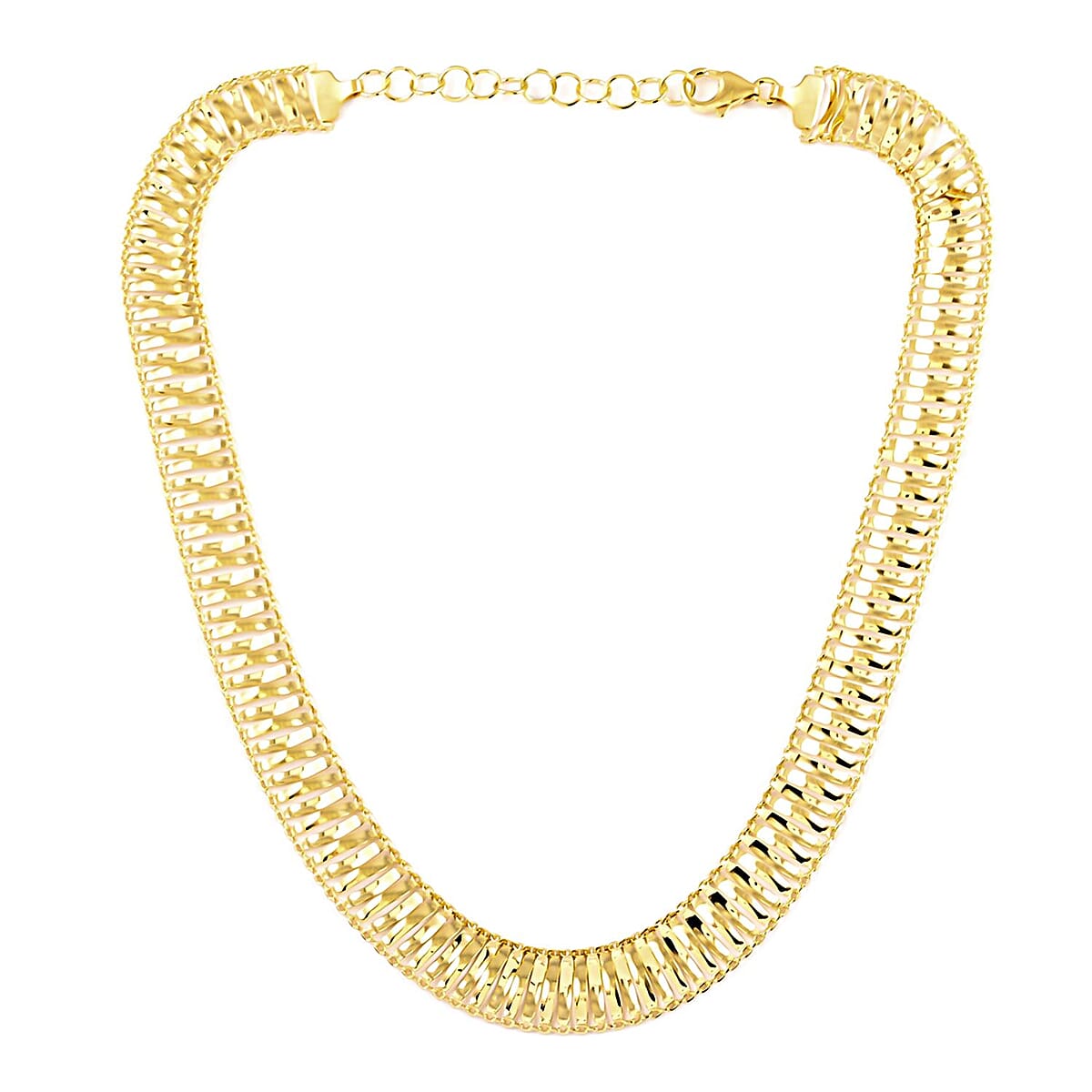 Maestro Gold Collection Italian 10K Yellow Gold 12.2mm Cleopatra Necklace 16-18 Inches 13.5 Grams image number 2