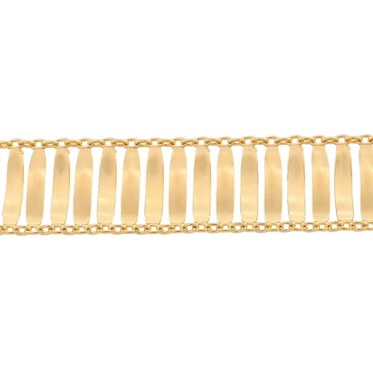 Maestro Gold Collection Italian 10K Yellow Gold 12.2mm Cleopatra Bracelet (7.0-8.0In) 6.5 Grams (7.00 In) image number 1