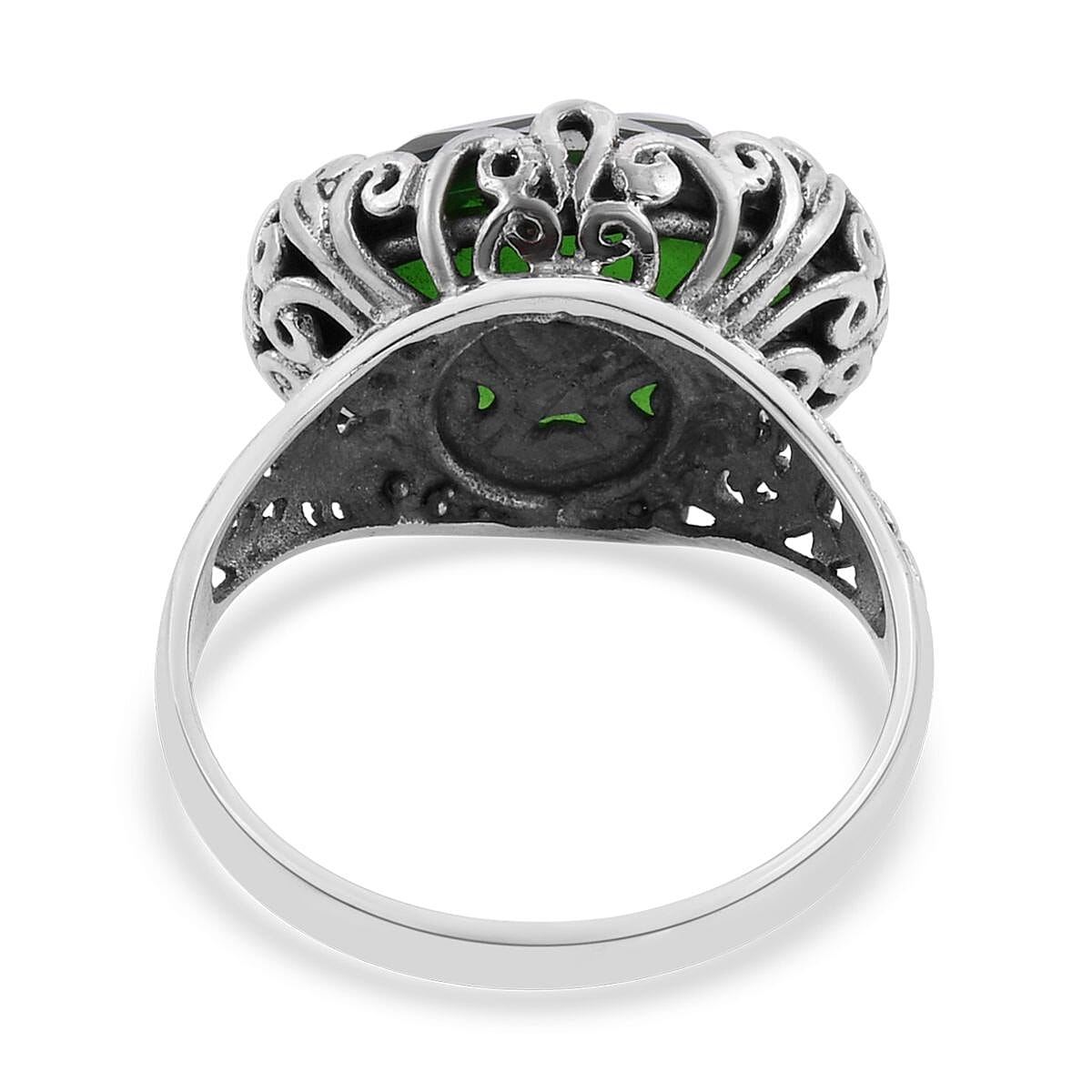 Bali Legacy Chrome Quartz Ring in Sterling Silver (Size 10.0) 13.00 ctw
