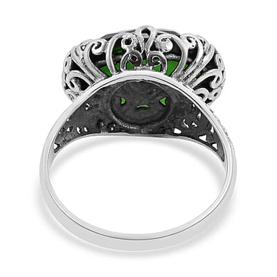 Bali Legacy Chrome Quartz Ring in Sterling Silver (Size 10.0) 13.00 ctw