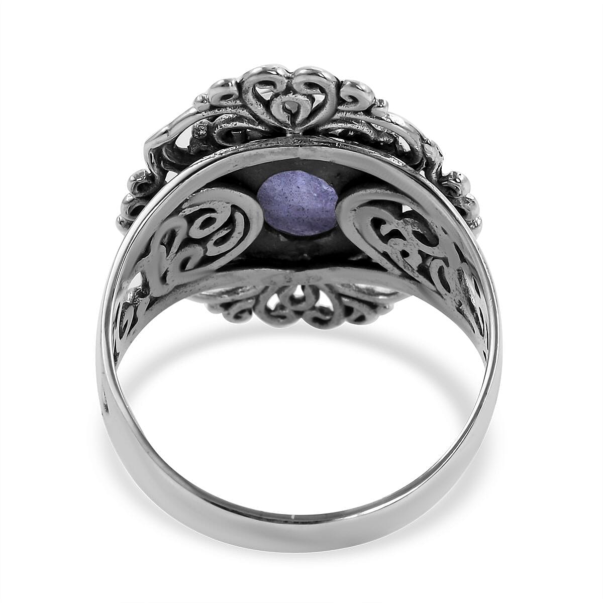 Doorbuster BALI LEGACY Tanzanite Ring in Sterling Silver 9 Grams 7.35 ctw image number 4