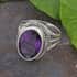 Bali Legacy Premium African Amethyst Ring in Sterling Silver (Size 6.0) 7.80 Grams 12.50 ctw image number 1