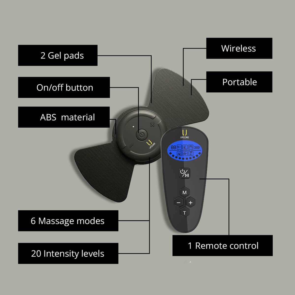 UPCORE MINI Electrical Muscle Stimulation image number 1