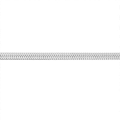 Herringbone Chain Anklet 9 Inches in Stainless Steel