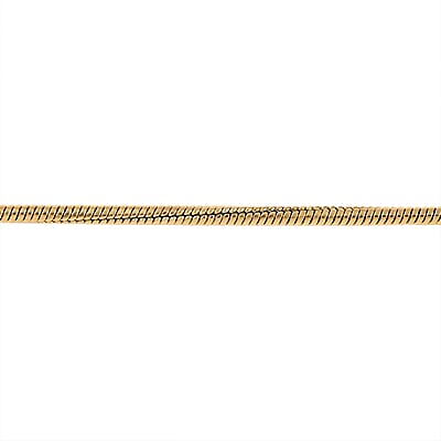Snake Chain Anklet (9 In) in ION Plated YG Stainless Steel | Tarnish-Free, Waterproof, Sweat Proof Jewelry
