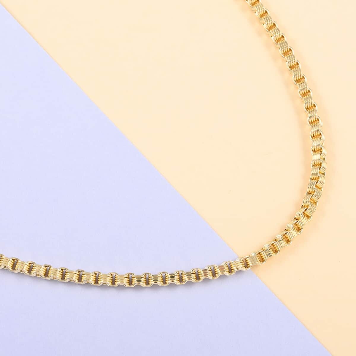 Vegas Closeout Deal 10K Yellow Gold 3mm Alexander Chain Necklace 20 Inches 8.60 Grams image number 1