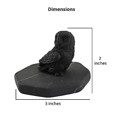Owl Shungite Figurine