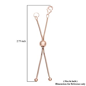 14K RG Over Sterling Silver Extender with Ball