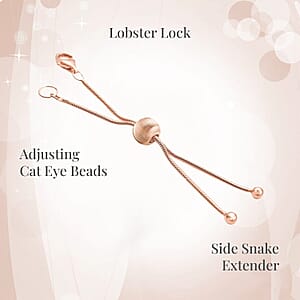 14K RG Over Sterling Silver Extender with Ball