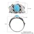 BALI LEGACY American Natural Sleeping Beauty Turquoise Ring in Sterling Silver (Size 7.0) 8 Grams 2.90 ctw image number 5