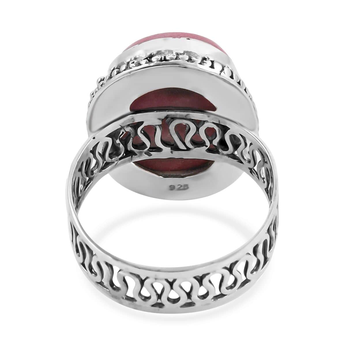 BALI LEGACY Norwegian Thulite Solitaire Ring in Sterling Silver 19.50 ctw image number 4