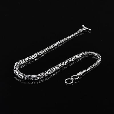 Bali Legacy Sterling Silver Borobudur Necklace 18 Inches 72.40 Grams