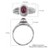 Bali Legacy African Ruby (FF) Ring in Sterling Silver (Size 10.0) 1.50 ctw image number 5