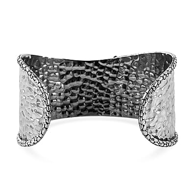Bali Legacy Multi Gemstone Dragonfly Cuff Bracelet in Sterling Silver (Size 7.50) 4.50 ctw