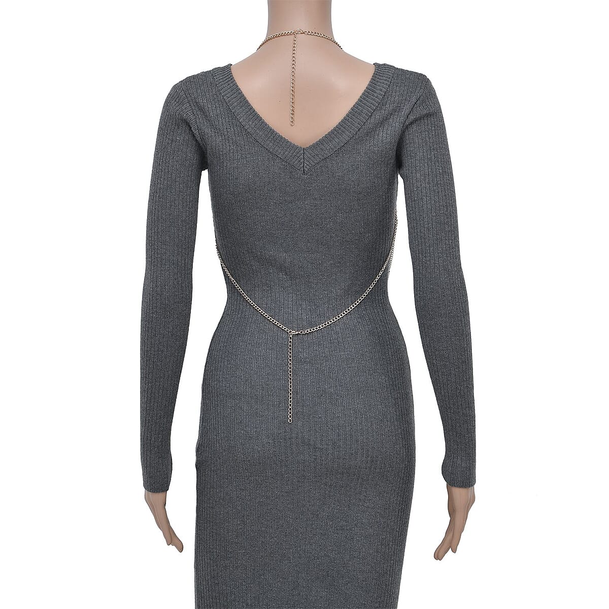 Layered Design Body Chain 28 Inches in Rosetone image number 1