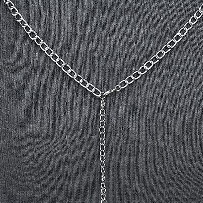 Layered Design Body Chain 20.50 Inches in Silvertone