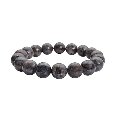 Natural Yooperlite 129.50 ctw 10-11mm Beaded Stretch Bracelet with Free UV Flash Light