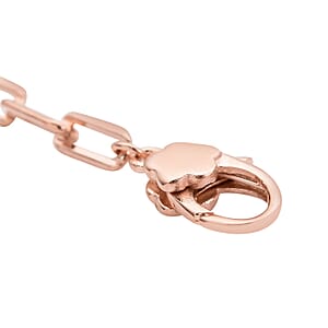 Paper Clip Extension Chain 2.5 Inches with Lobster Lock in 14K RG Over Sterling Silver