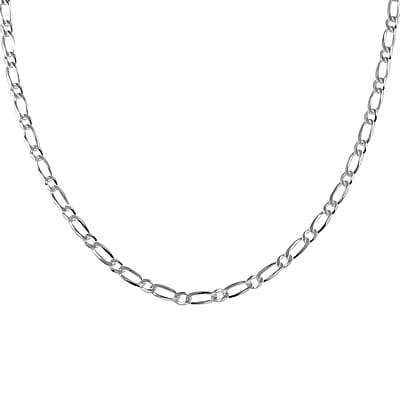 Italian Sterling Silver 9mm Flat Link Necklace 20 Inches 7.7 Grams