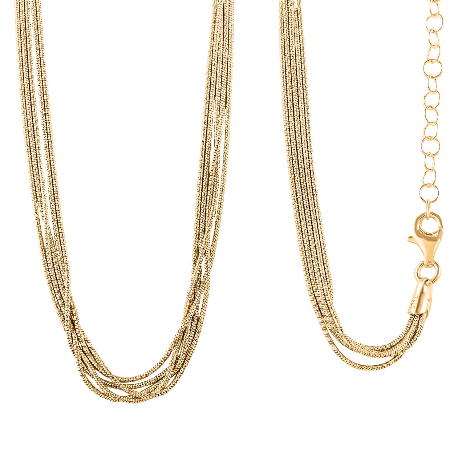 14k multi Gold Layer on 925 silver high quality Chain