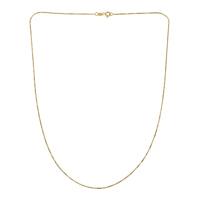 Italian 14K Yellow Gold Over Sterling Silver .80mm Snake Pyramid Pave Chain 18 Inches 2.10 Grams