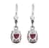 Brazilian Pink Petalite Lever Back Earrings in Platinum Over Sterling Silver 2.75 ctw image number 4