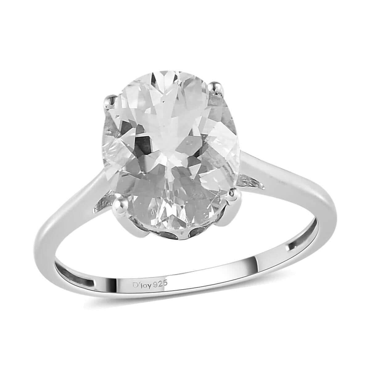Petalite Solitaire Ring in Platinum Over Sterling Silver (Size 10.0) 2.00 ctw image number 0