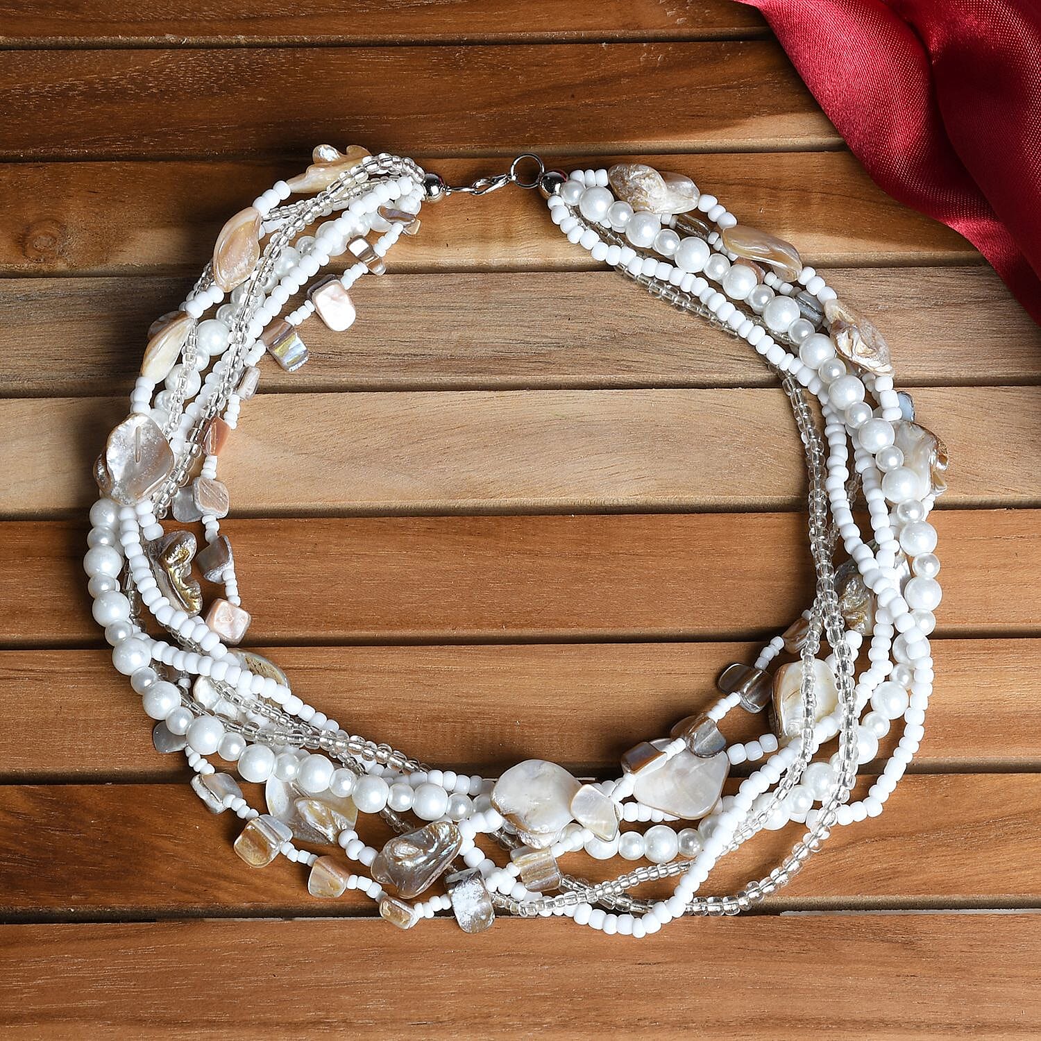 White Seed Bead - Product card gallery slide 2 (9431421550847)