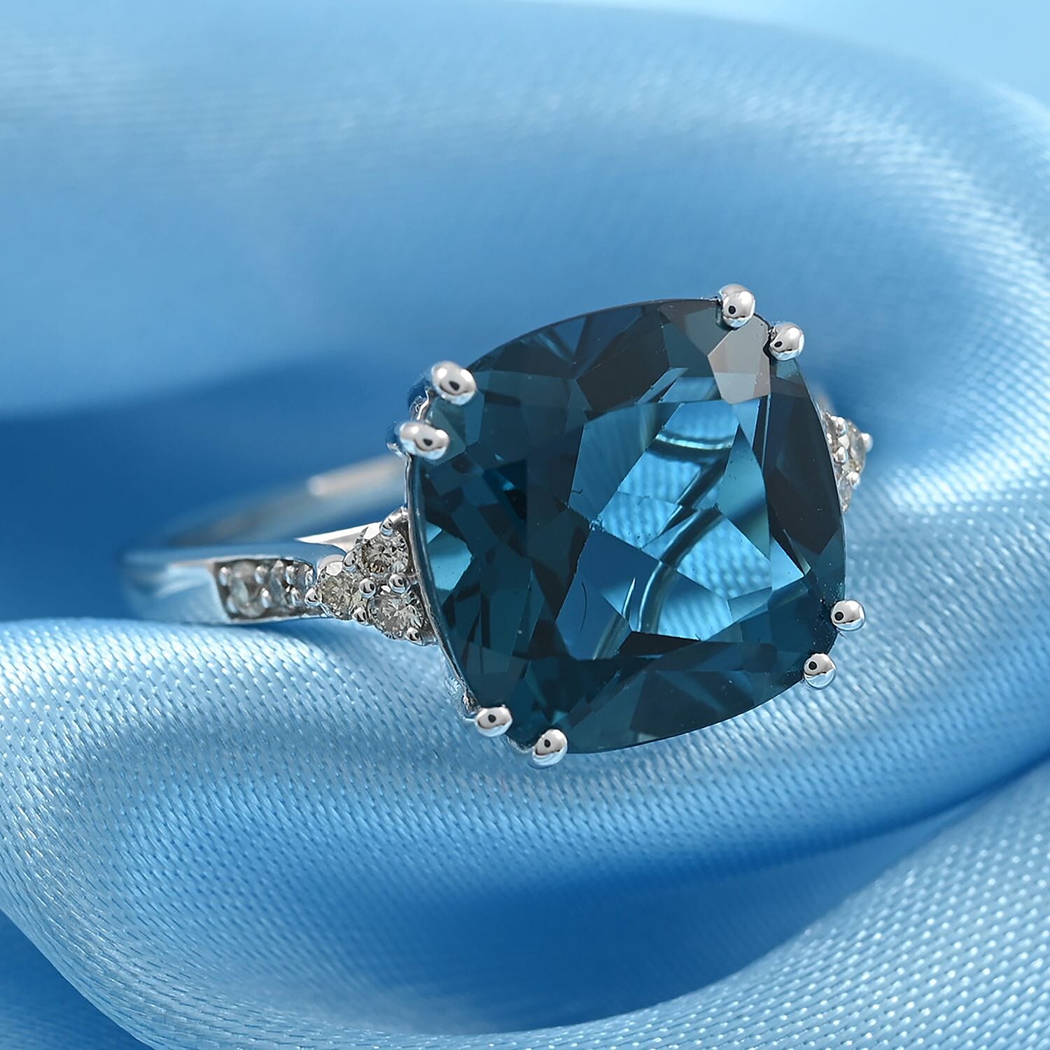 Buy Certified & Appraised Luxoro AAA London Blue Topaz and