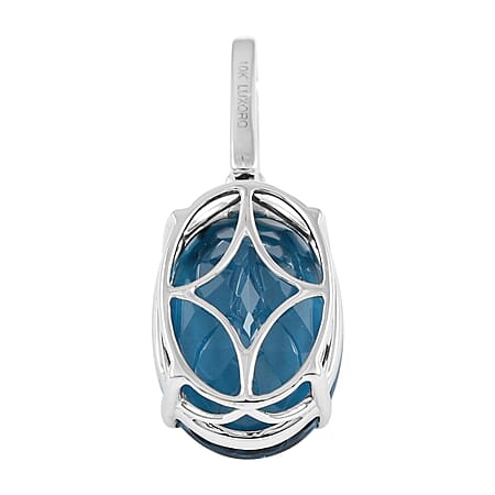 London Blue Topaz / 10K Gold / Standard - Product card gallery slide 4 (10176855736633)