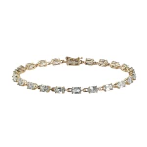 Luxoro 10K Yellow Gold Premium Narsipatnam Alexandrite Link Bracelet (6.50 In) 5.25 ctw