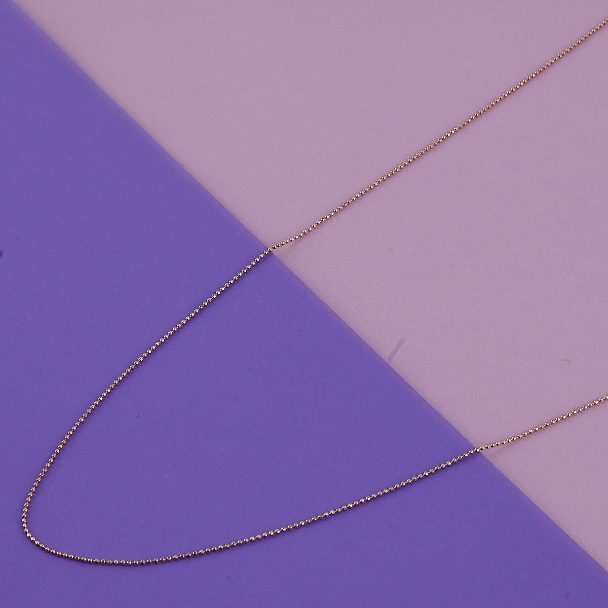 Sterling Silver Adjustable Bolo Ball Chain 24 Inches image number 1