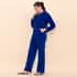 TAMSY Blue Velour Track Suit Set - L image number 3