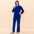 Tamsy LUX Blue Velour Track Suit Set - XL image number 4