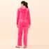 Tamsy LUX Pink Velour Track Suit Set - 1X image number 1