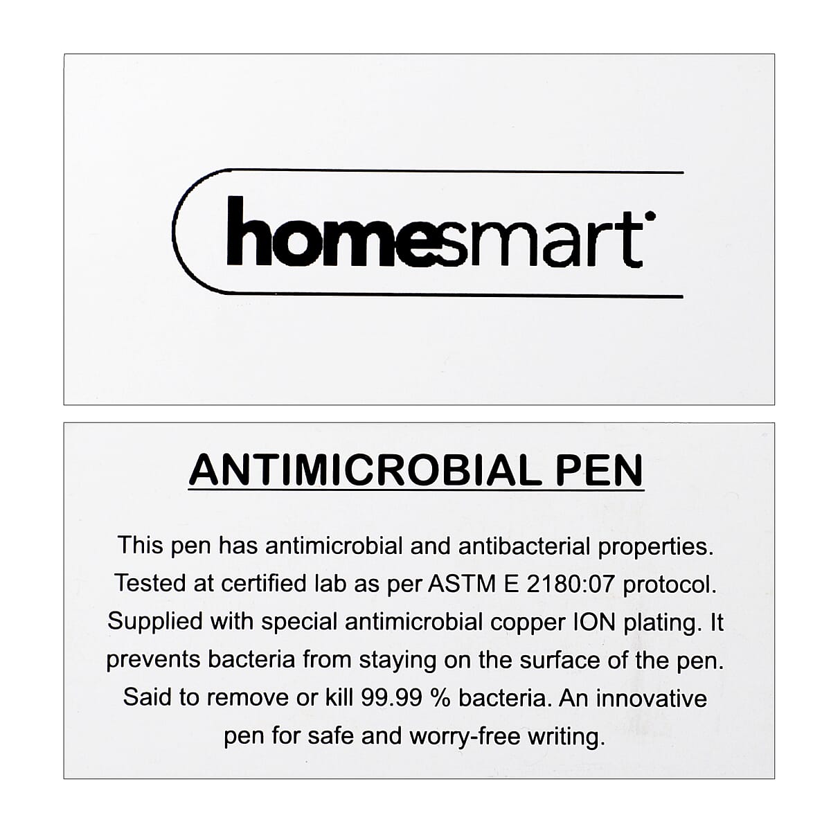 HOMESMART Set of 2 Line Pattern Copper Ball Point Antimicrobial Pens with Crystal in Gift Box -Bronze | Best Refillable Ballpoint Pen | Luxury Decorative Ballpoint Pens image number 6