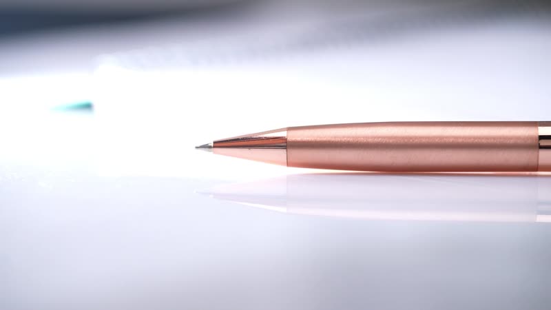 Anti Microbacterial Studded Ball Pen with Crystal - Bronze