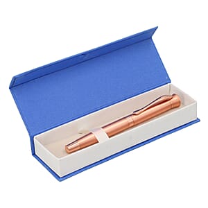 Anti Microbacterial Studded Roller Pen with Crystal - Bronze