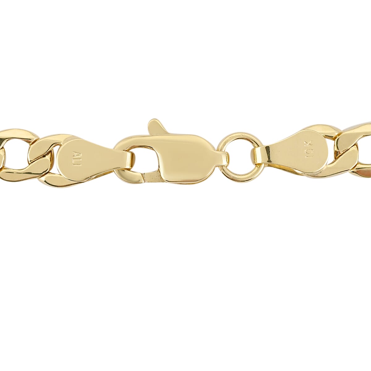 10K Yellow Gold 4.3mm Cuban Chain Necklace 18 Inches 4.90 Grams image number 2