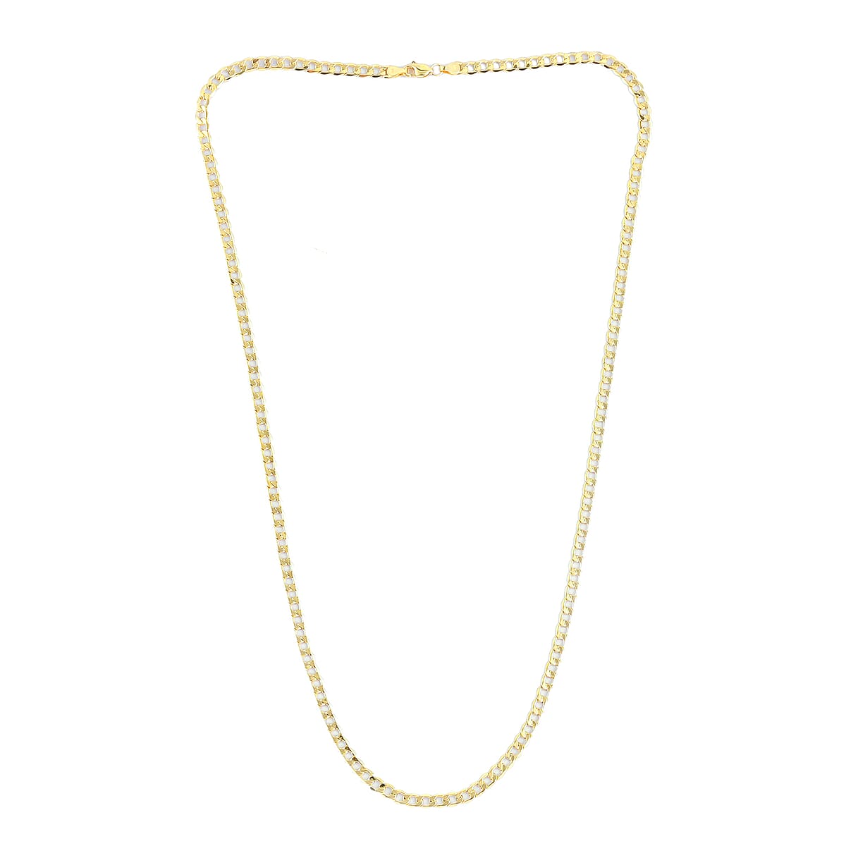 10K Yellow Gold 4.3mm Cuban Chain Necklace 18 Inches 4.90 Grams image number 3