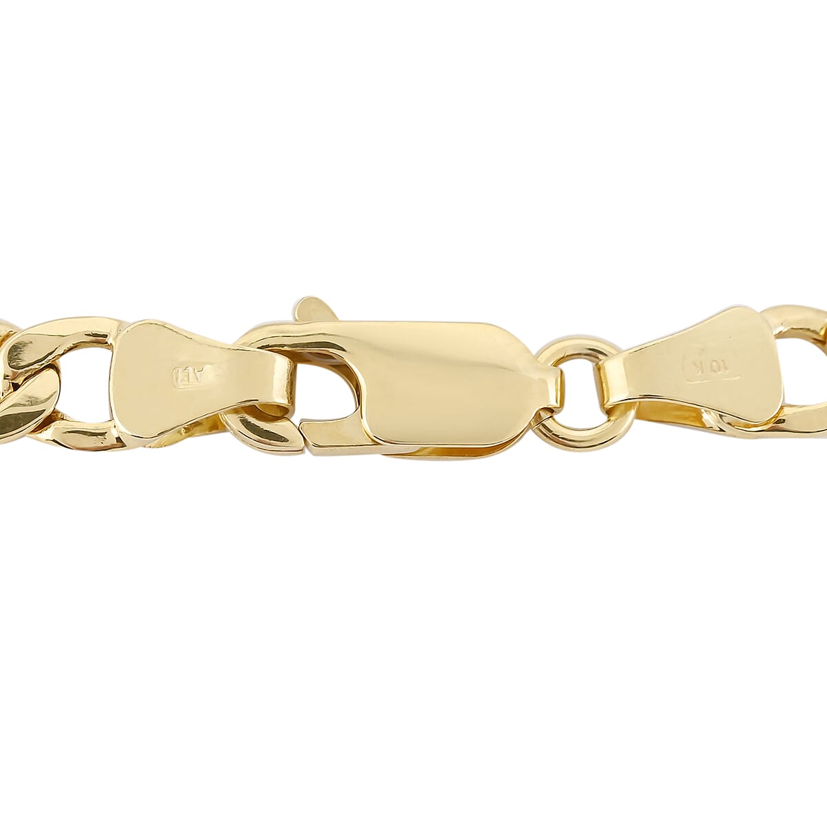 10K Yellow Gold 5.3mm Figaro Chain Necklace 24 Inches 9.40 Grams image number 3