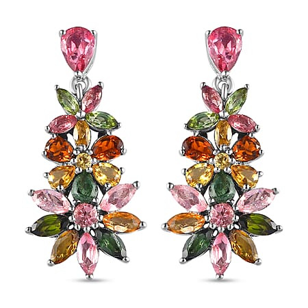 Multi-Tourmaline / 925 Silver / Platinum Overlay - Product card gallery slide 1 (10176857768249)