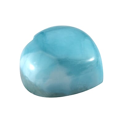 AAA Larimar (Hrt 10 mm) 4.00 ctw Loose Gemstone