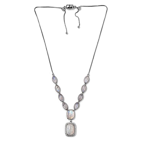Rainbow Moonstone / Silver - Product card gallery slide 1 (10261176451385)