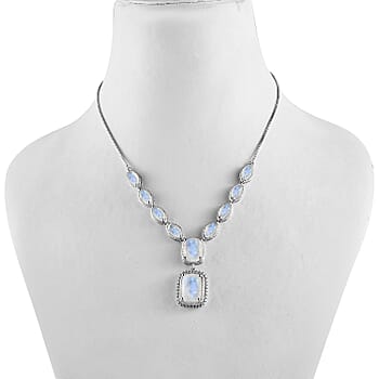 Rainbow Moonstone / Silver - Product card gallery slide 3 (10261176451385)