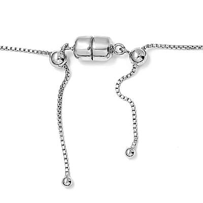 Premium Rainbow Moonstone and Zircon 24.60 ctw Necklace in Platinum Over Sterling Silver 19 Inches