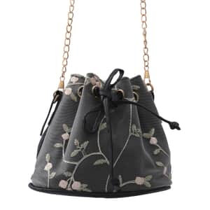 Royal Siamese Faux Leather Bucket Bag